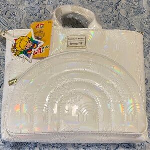 Loungefly Iridescent Rainbow Brite Convertible Tote